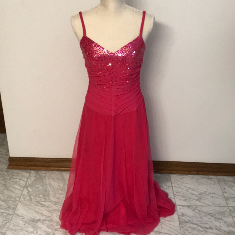 Hot Pink Long Dress!